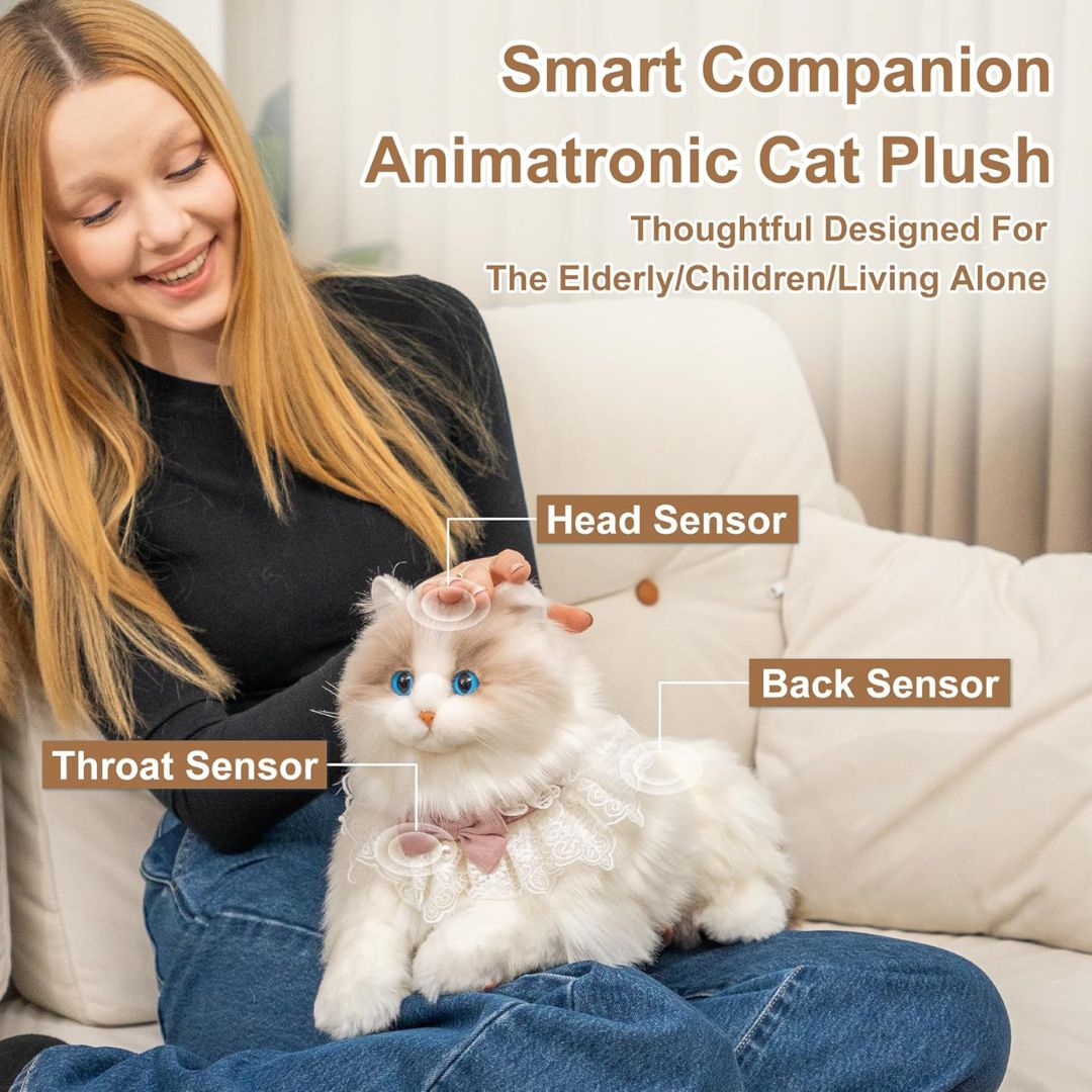 This Robot Cat Is Basically a Fluffy Little Roommate
