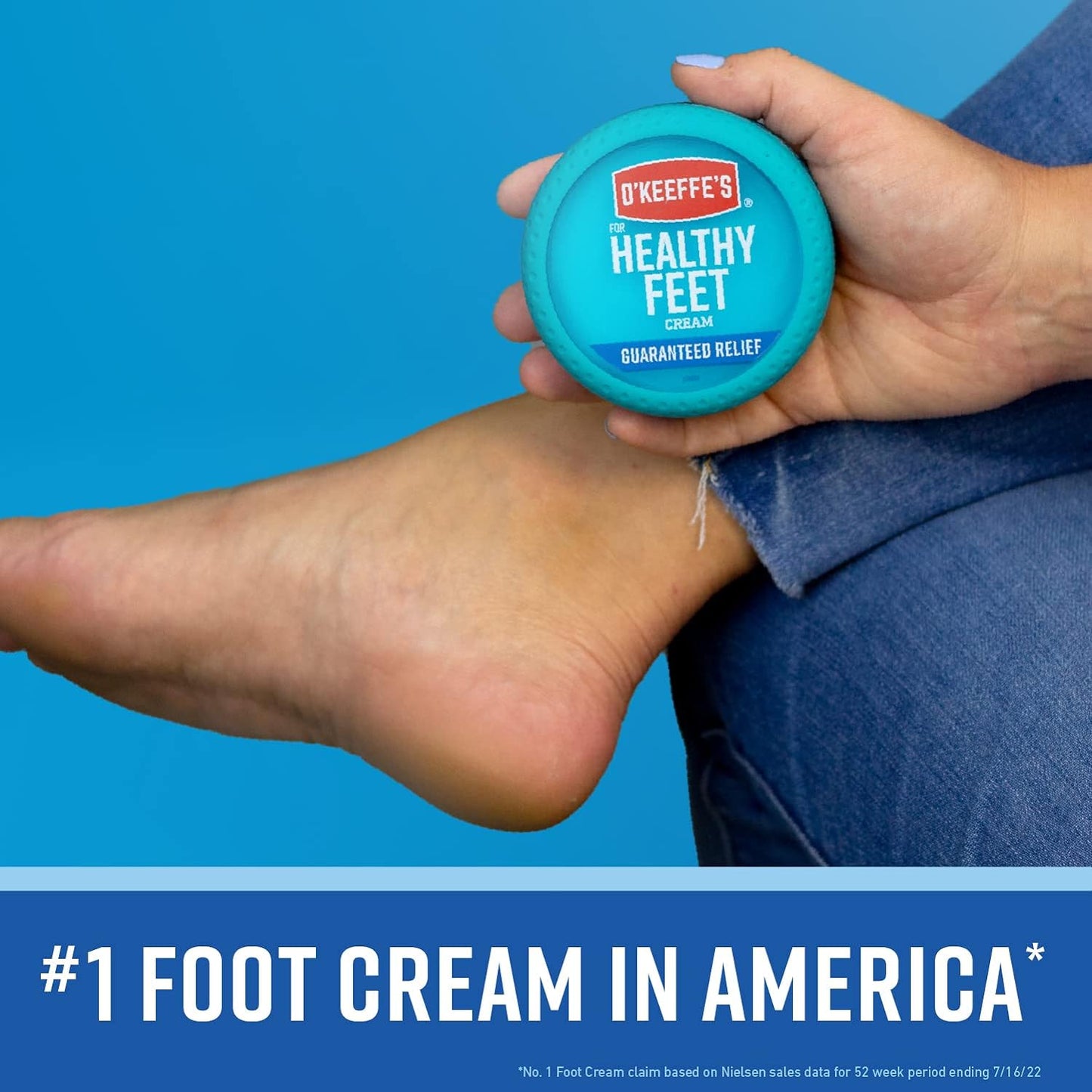 O'Keeffe's for healthy feet foot cream.