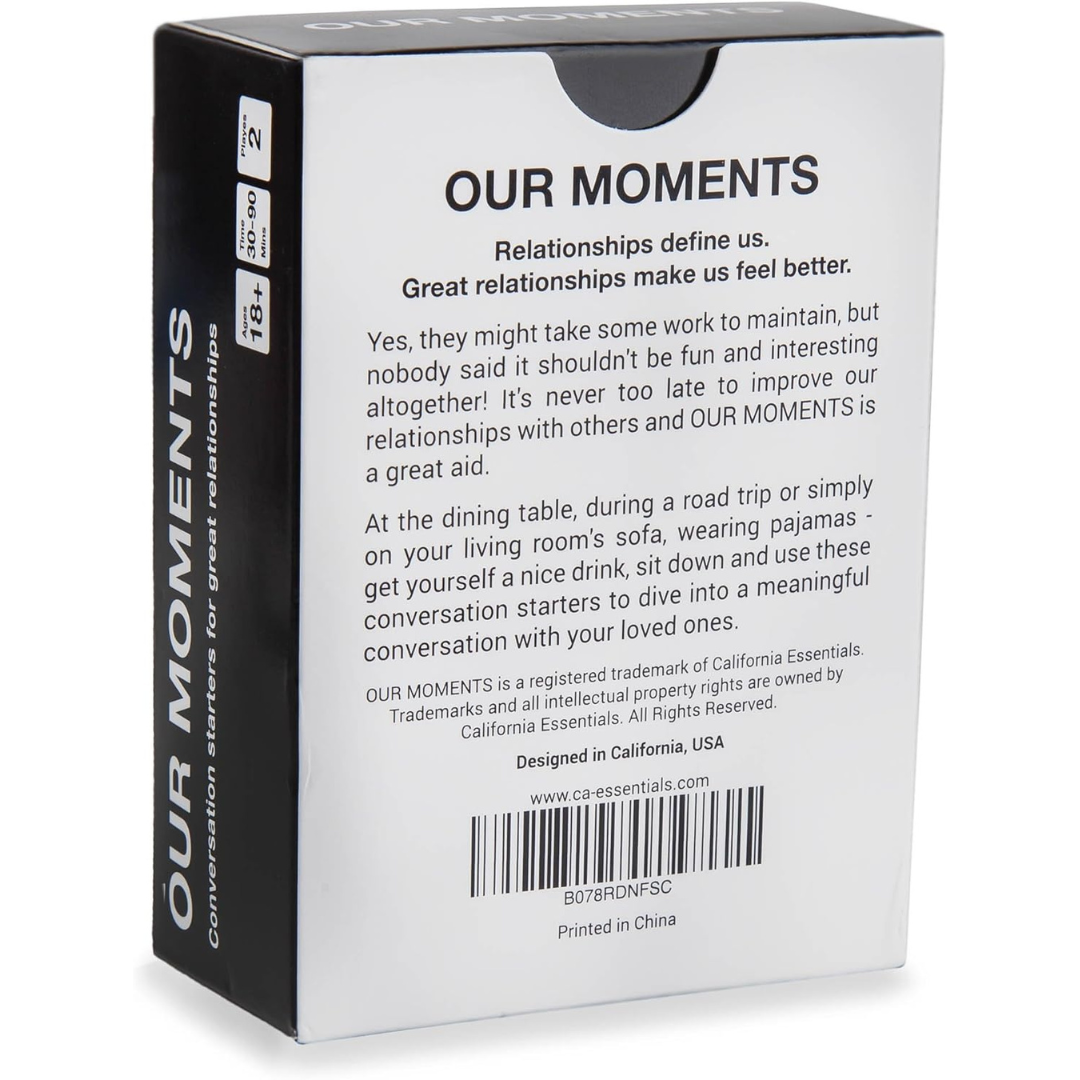 A card game for couples called, 'Our Moments Couples"