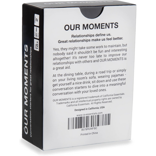 A card game for couples called, 'Our Moments Couples"
