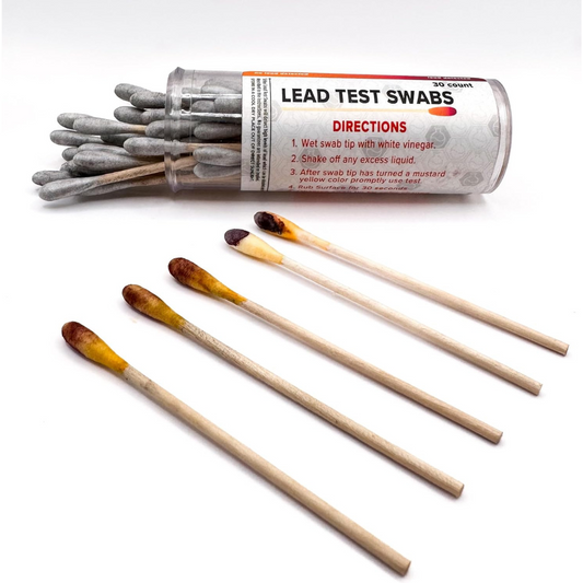 Scitus rapid lead test swabs.