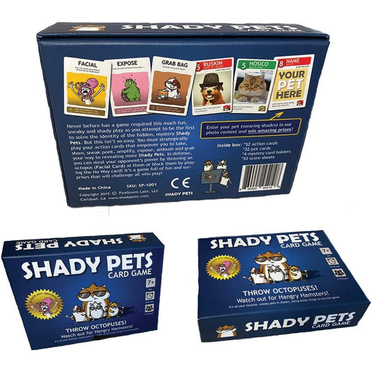 Shady pets card game.