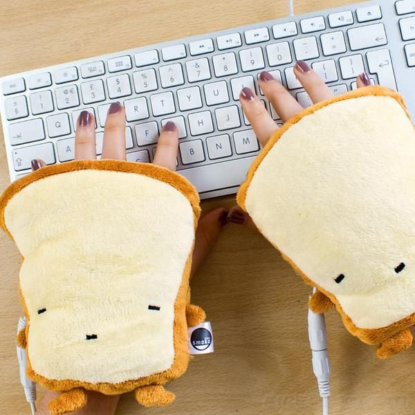 USB Toast Hand Warmers - OddGifts.com