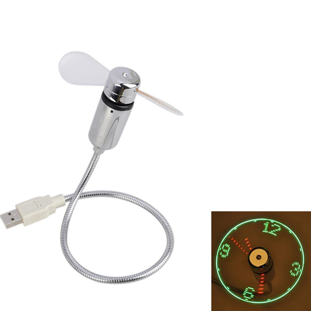 LED Fan Clock - OddGifts.com