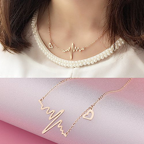 Heartbeat Lifeline Necklace - OddGifts.com