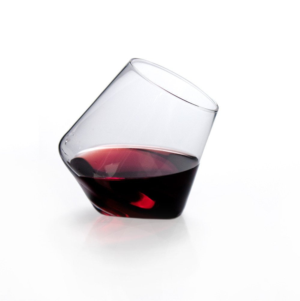 Tipping Wine Glass - OddGifts.com