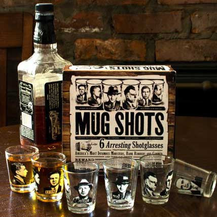 Mug Shot Glass Set - OddGifts.com