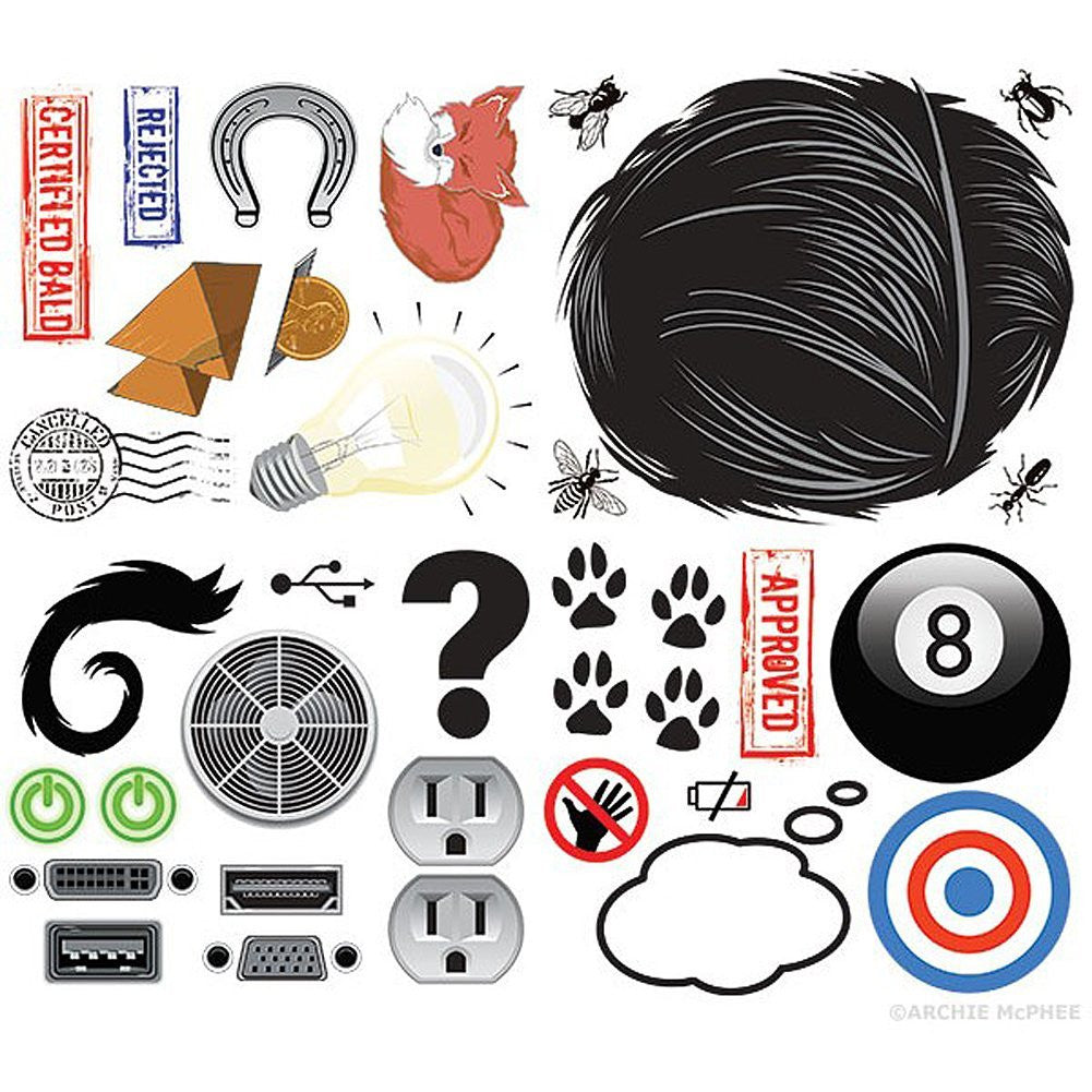 Temporary Toupee Tattoos - OddGifts.com