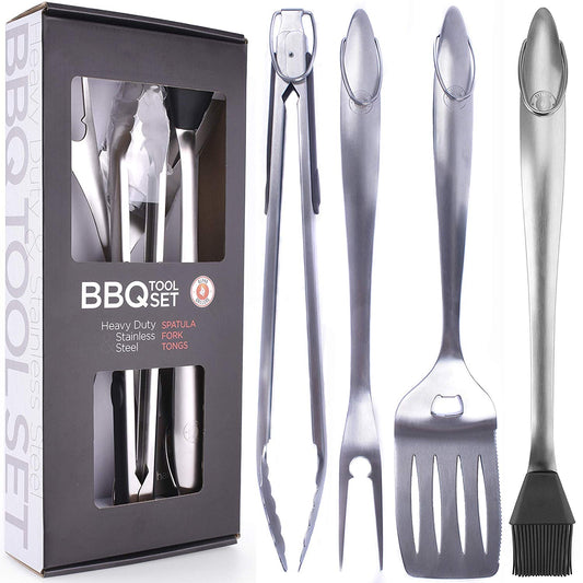 Alpha Grillers Heavy Duty BBQ Tool Set - oddgifts.com