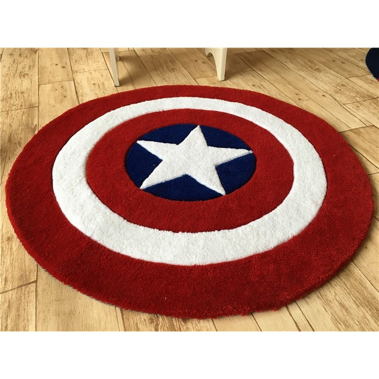 Avengers Captain America Rug - oddgifts.com