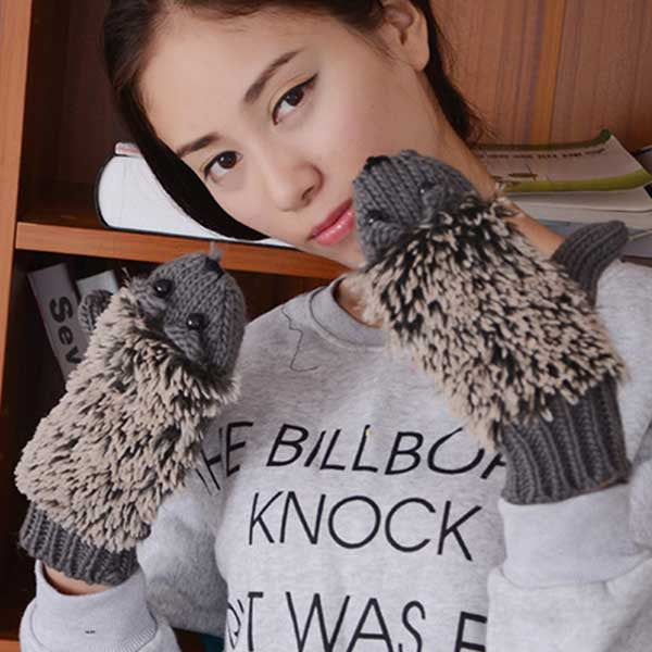 Hedgehog Gloves - OddGifts.com