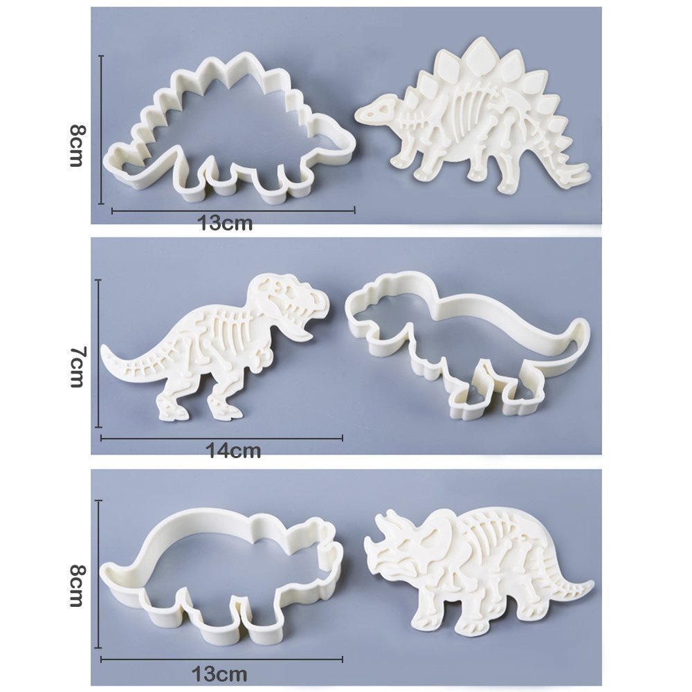 Dinosaur Fossil Cookie Molds - oddgifts.com