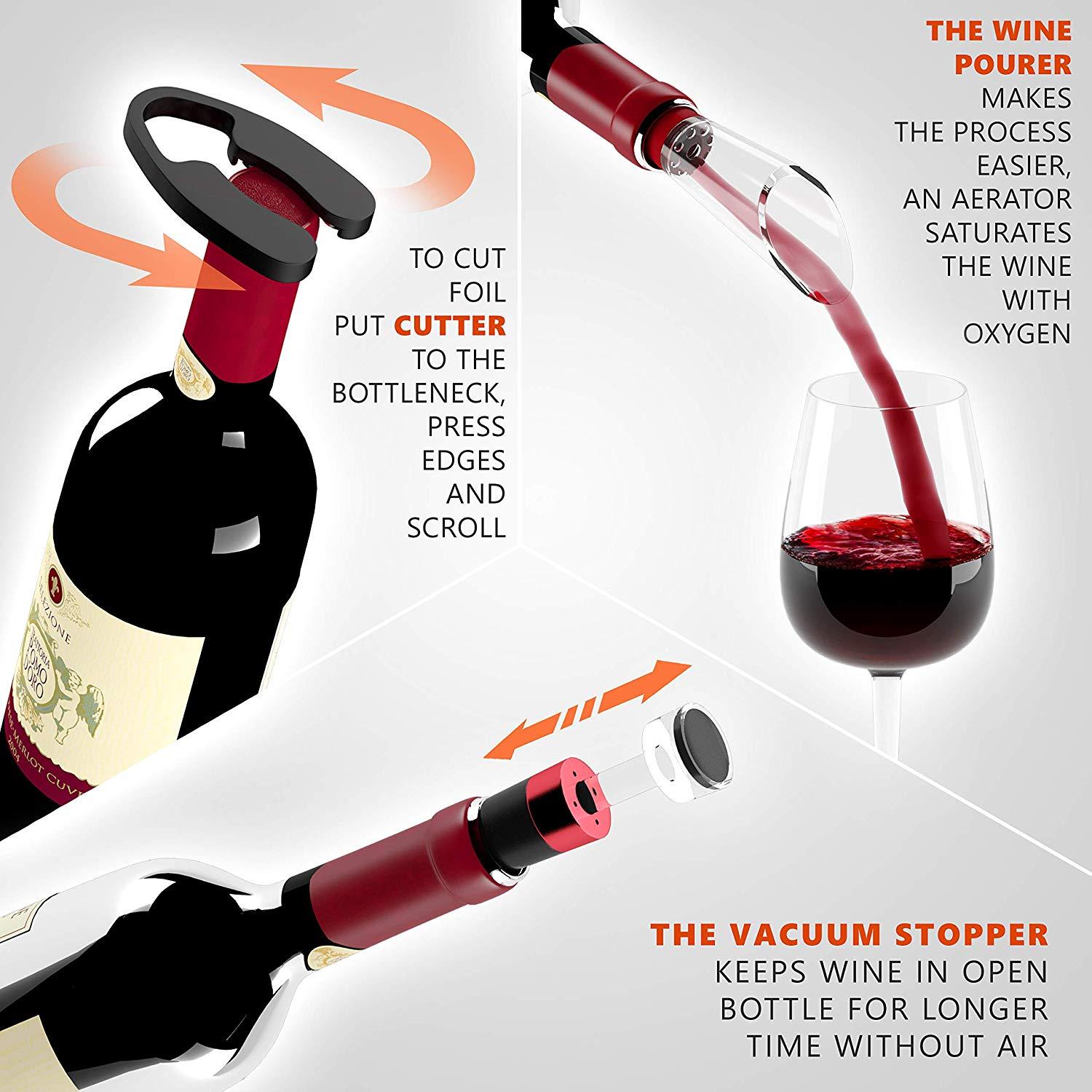 Electric Wine Opener Set - oddgifts.com