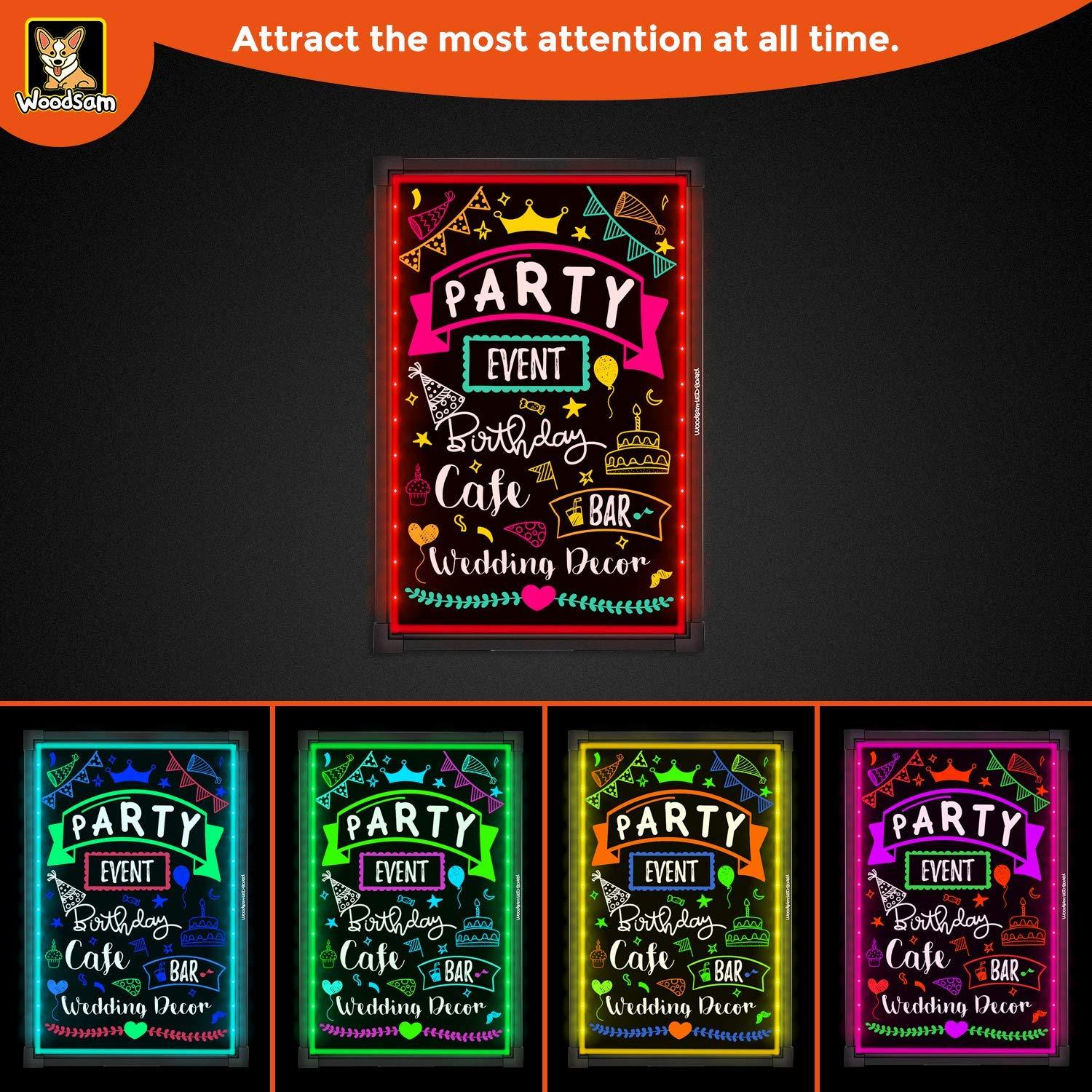 Erasable Neon Message Board - oddgifts.com