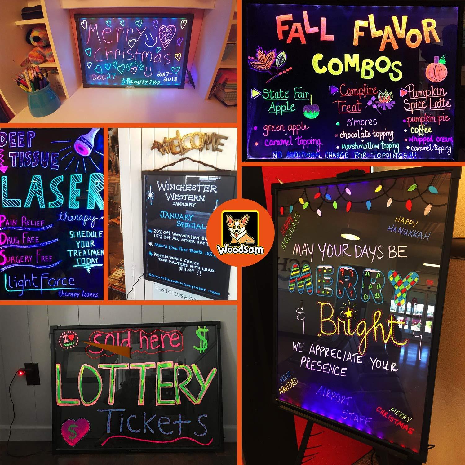 Erasable Neon Message Board - oddgifts.com