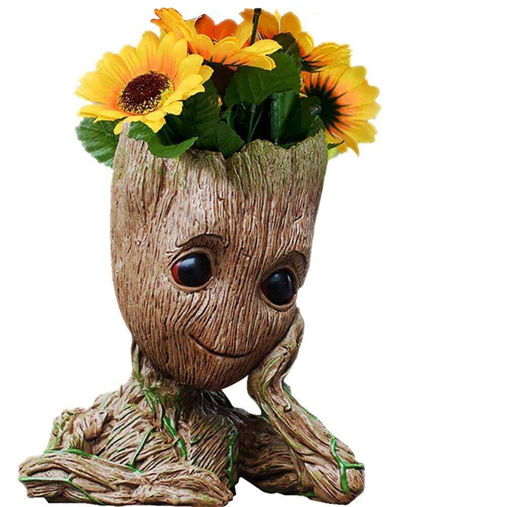 i am groot plant pot Groot Flower Plant Pot – OddGifts.com
