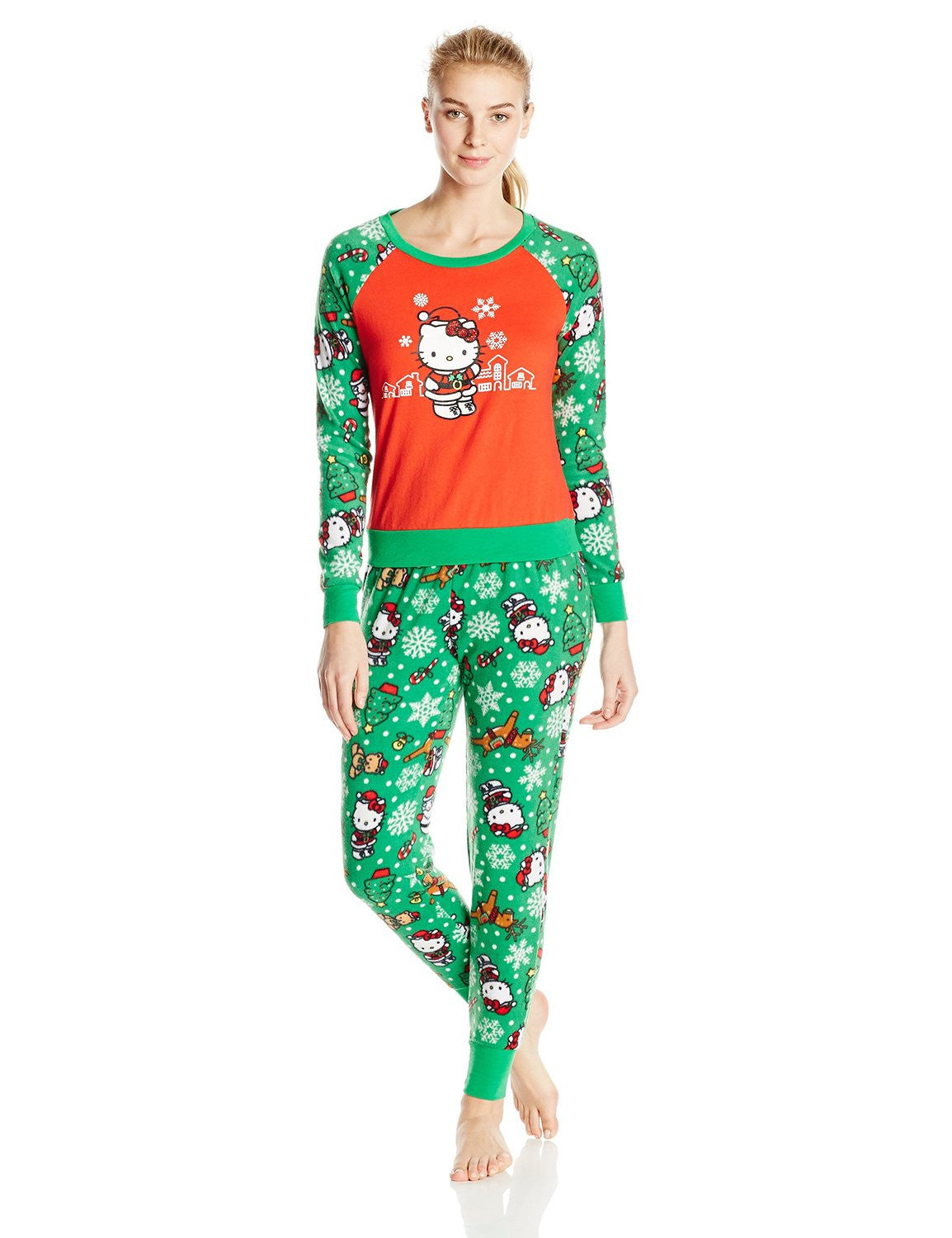 Hello Kitty Ugly Christmas Pajamas - OddGifts.com