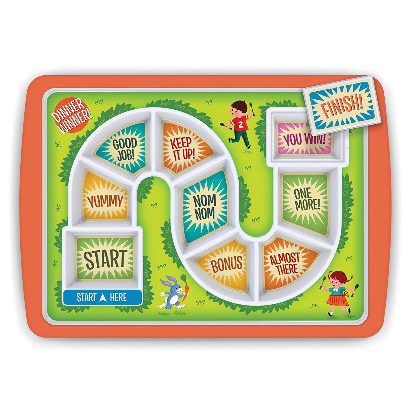 Kids Dinner Winner Plate - OddGifts.com