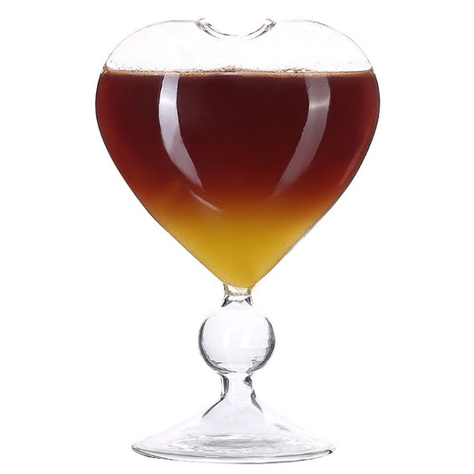 Love Heart Shaped Cocktail Glass - oddgifts.com