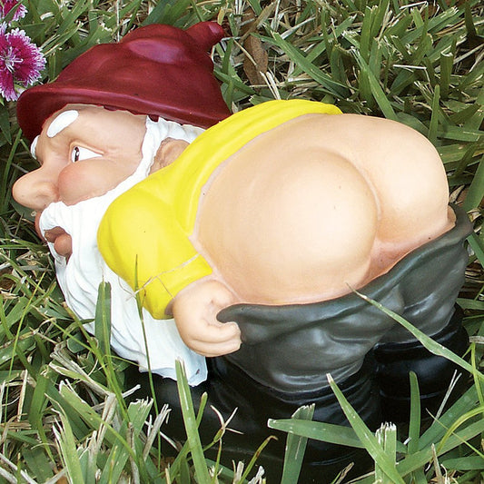 Mooning Garden Gnomes - OddGifts.com