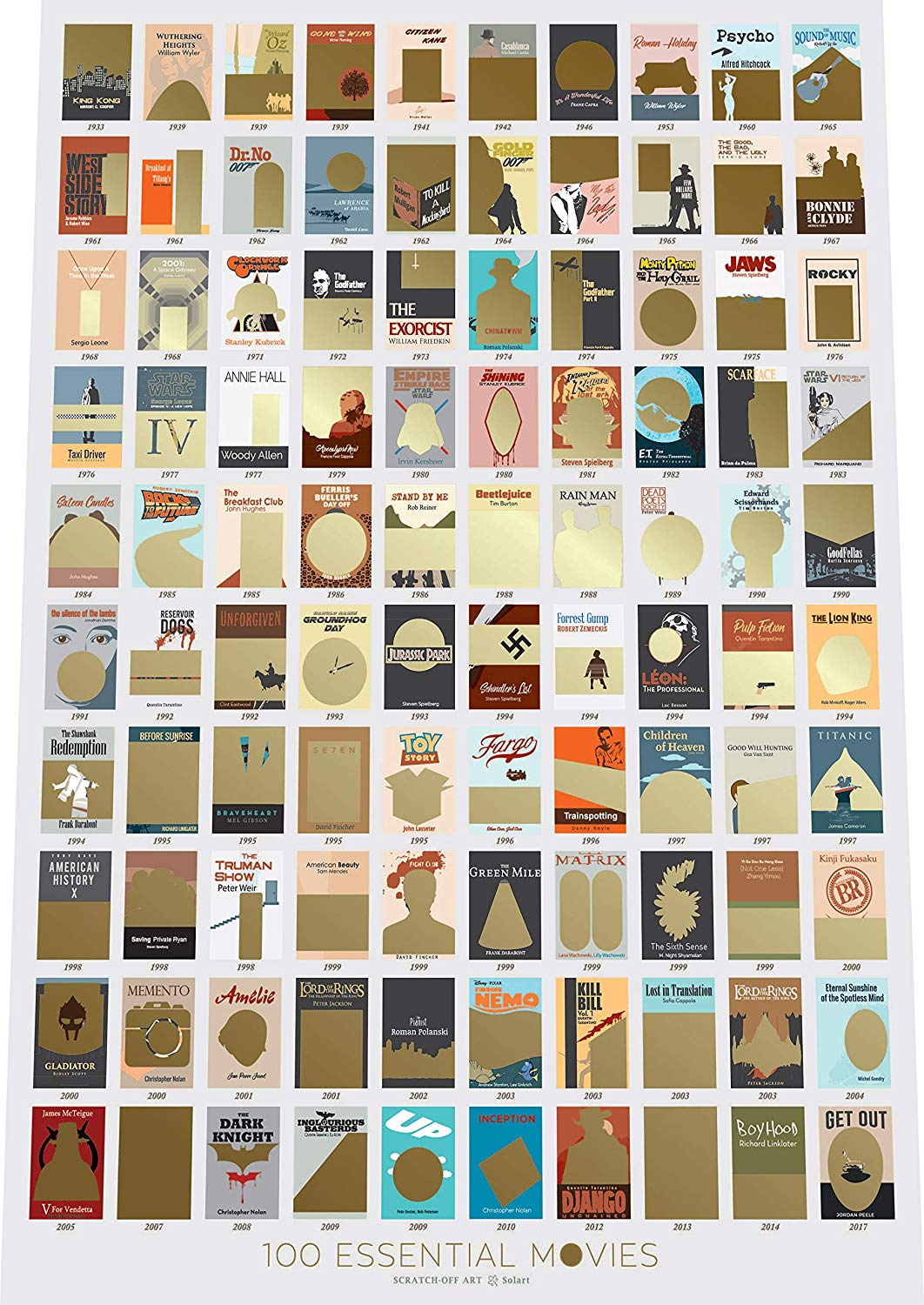 Movie Scratch Off Poster - oddgifts.com