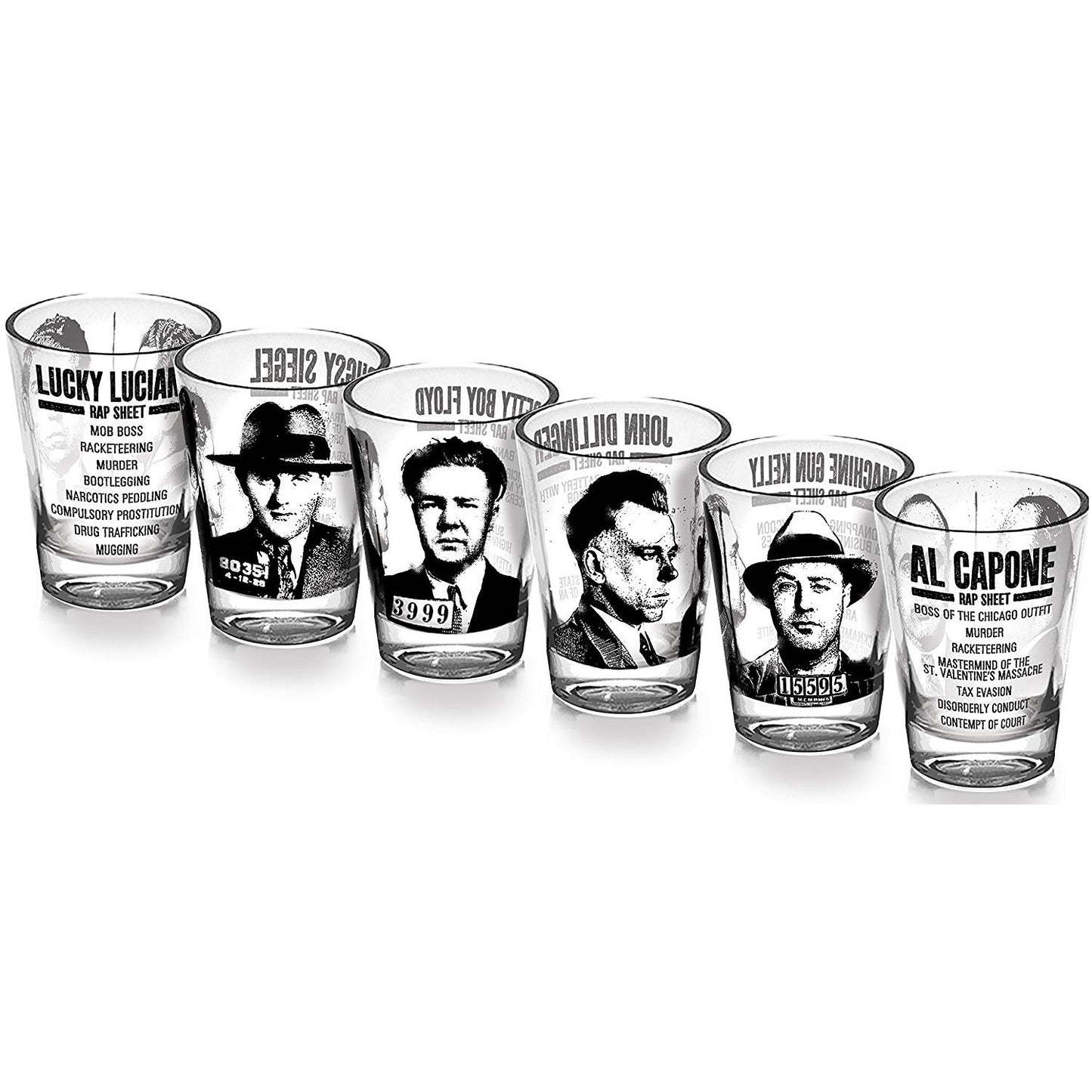 Mug Shot Glass Set - OddGifts.com