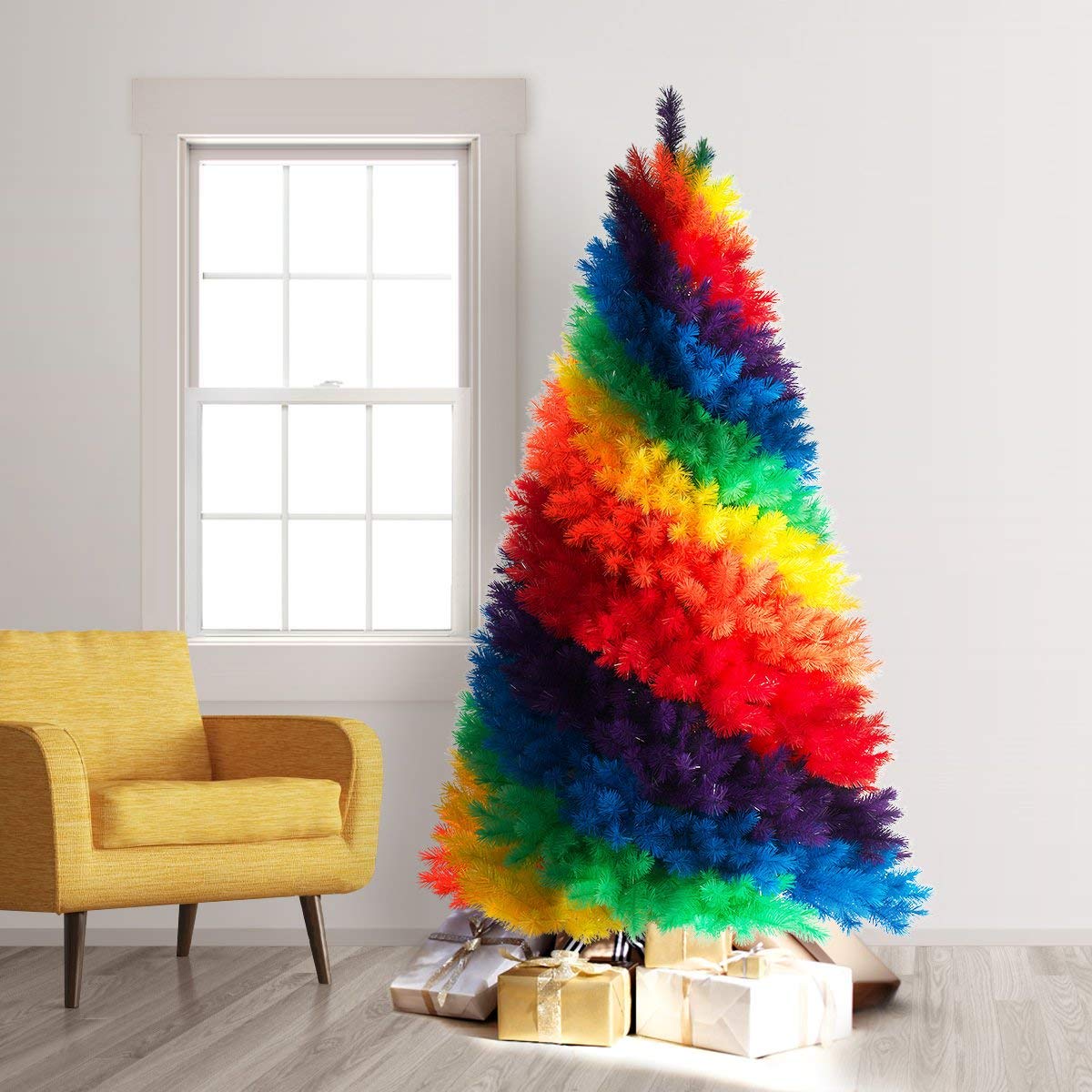 Rainbow Christmas Tree - oddgifts.com