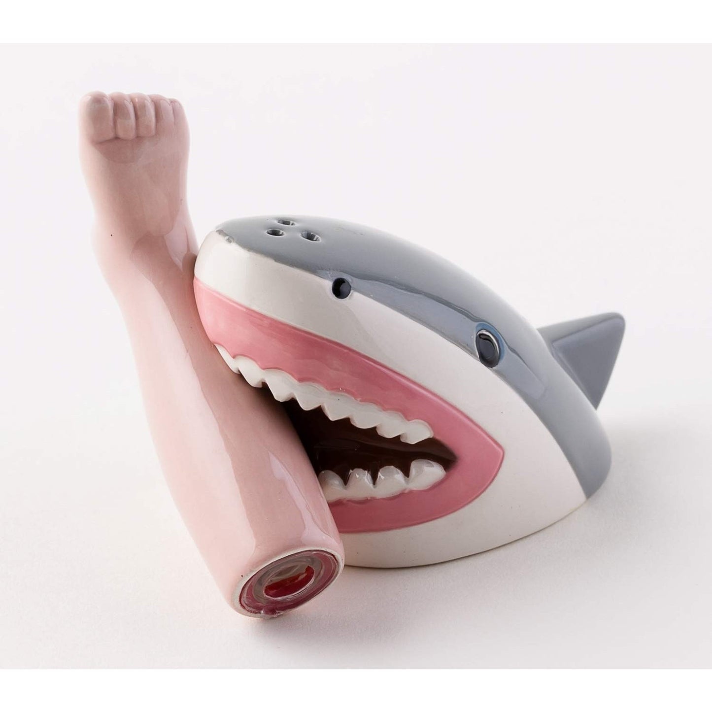 Shark and Foot Salt and Pepper Set - oddgifts.com