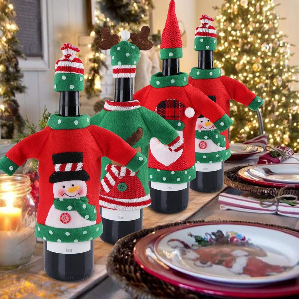 Ugly Christmas Sweater Bottle Covers - oddgifts.com