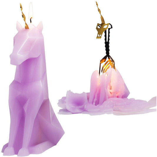Unicorn Skeleton Candle - oddgifts.com