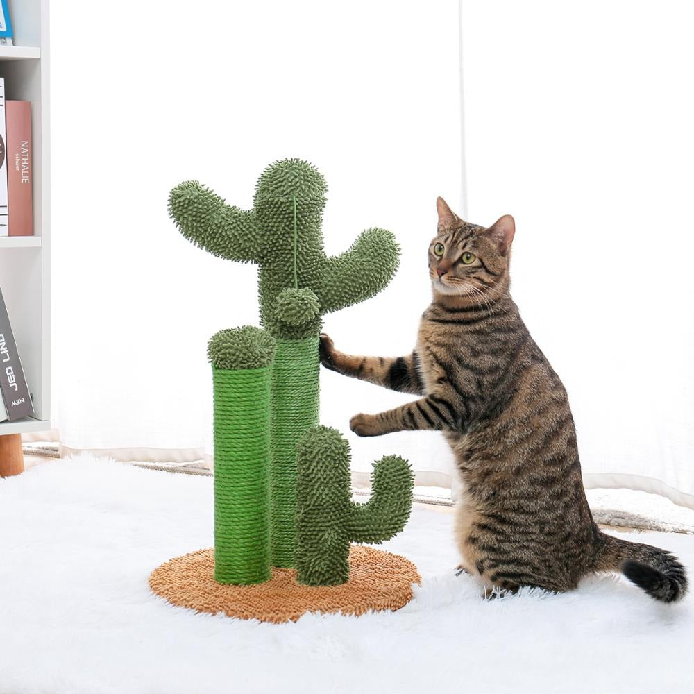 Let your cats claws go wild with this cactus scratching post for cats