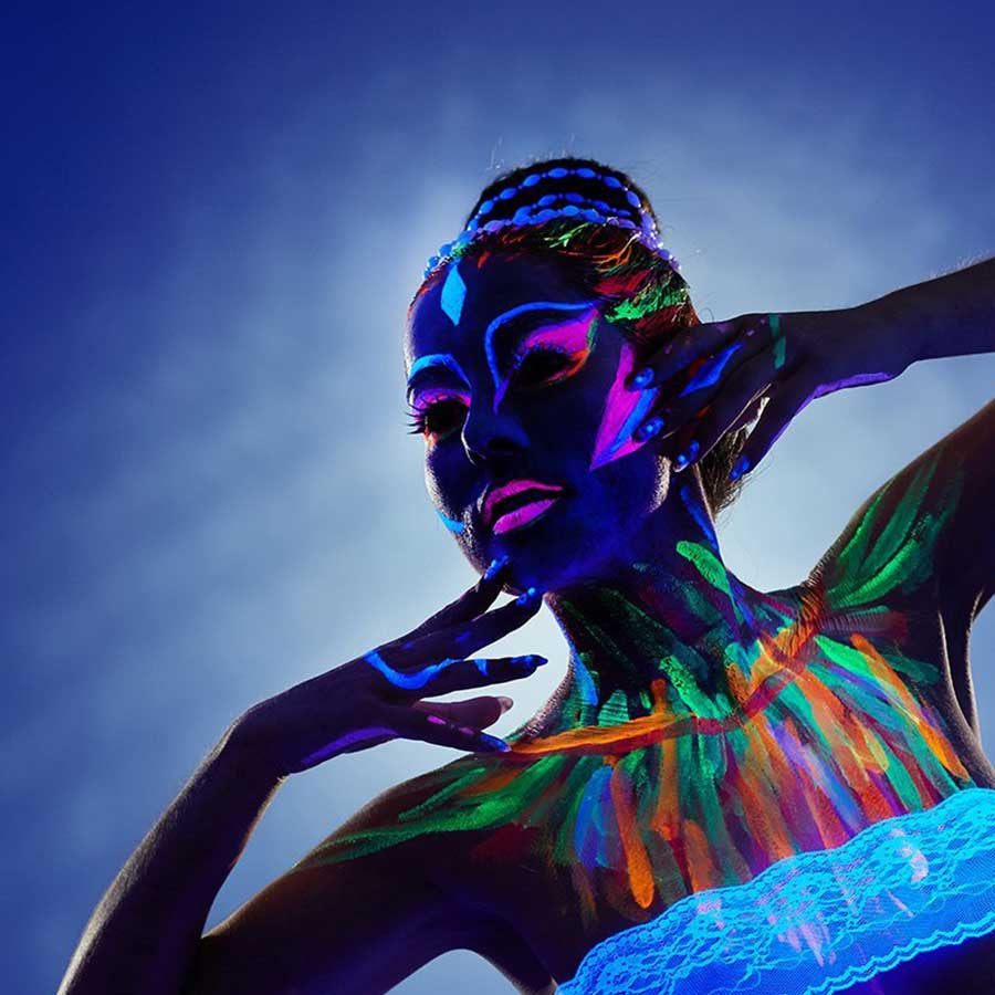 UV Glow Face and Body Paint - Glow In The Dark Store