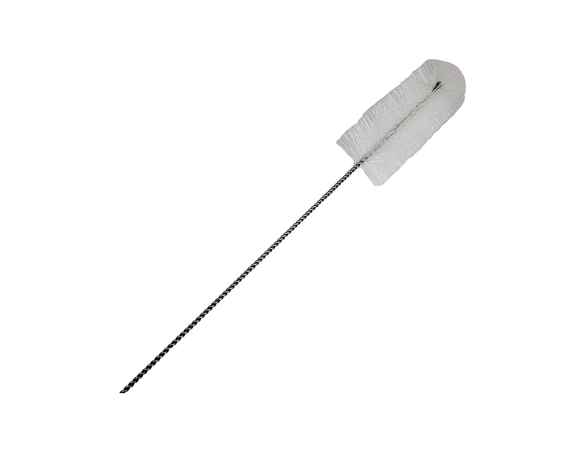 Long handled bottle brush for cleaning the golf club shaped drink dispenser