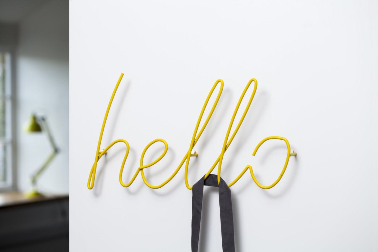 Hello Coat Rack - oddgifts.com