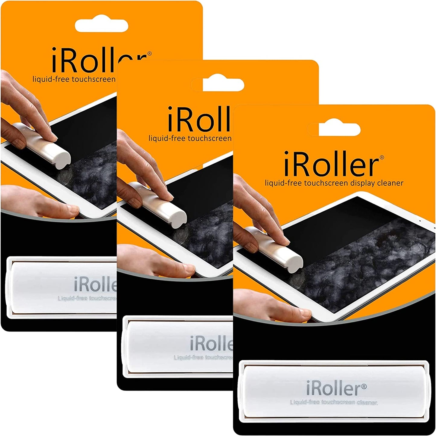 Three irollers in their packaging.