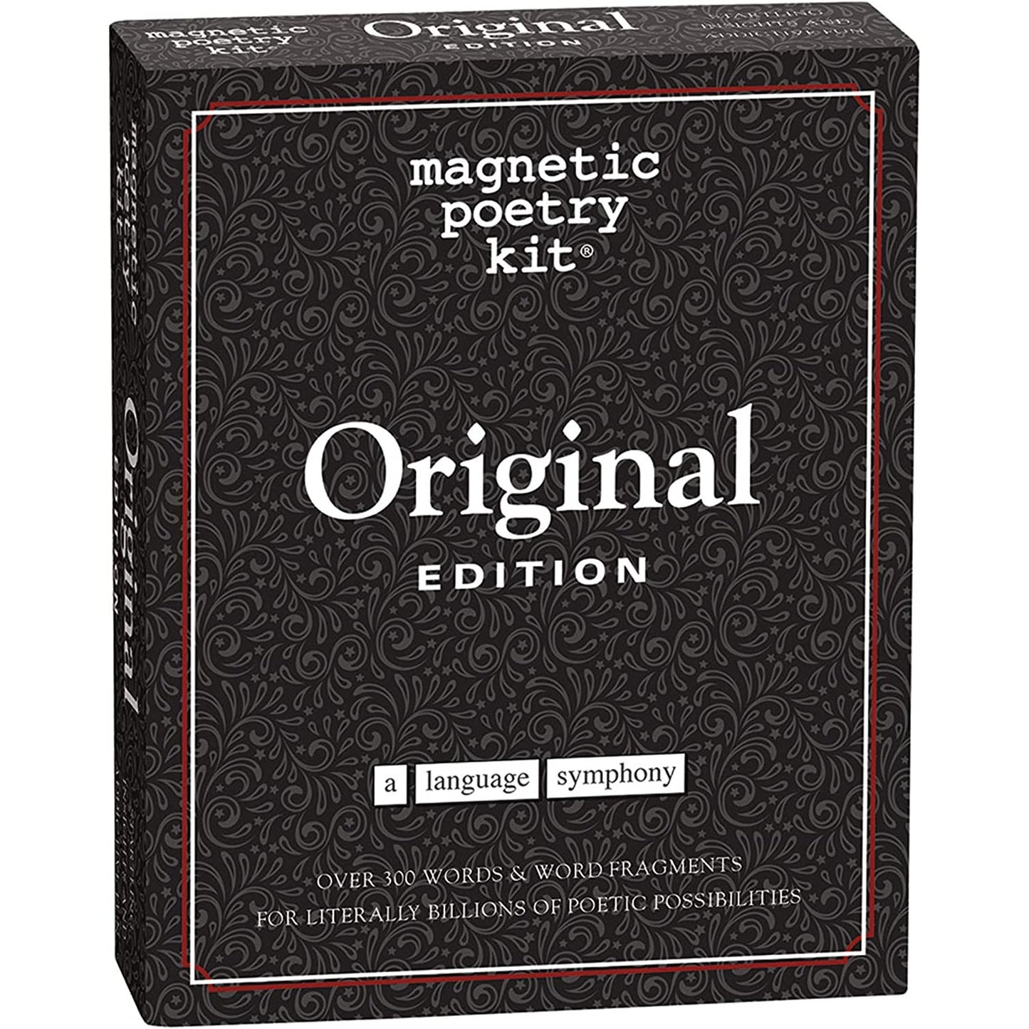 A box for the magnetic poetry kit original edition.