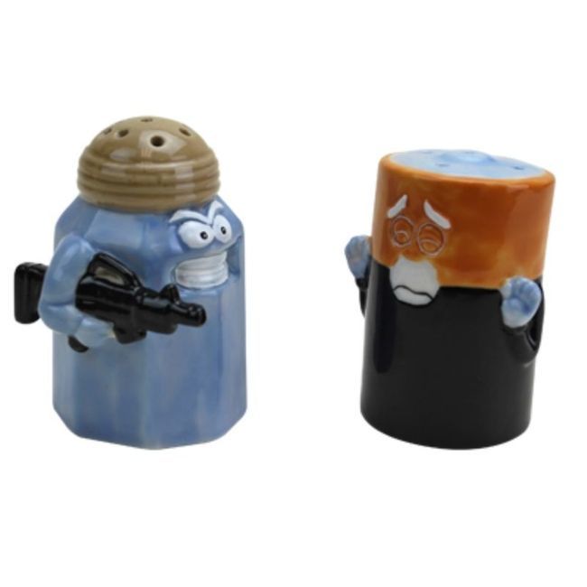 Assault And Battery Salt and Pepper Shakers –