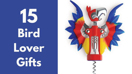 SmartParrot shaped bottle opener featured in a guide to unusual gifts for bird lovers