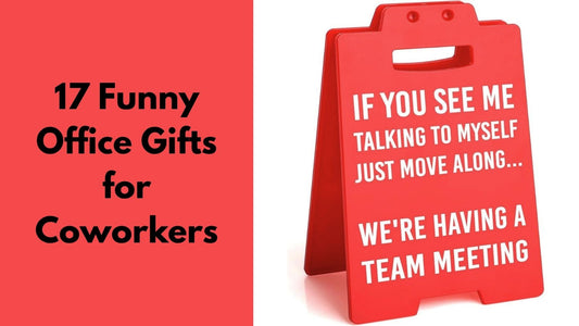 17 Funny Office Gifts for Coworkers featuring a funny desk accessory
