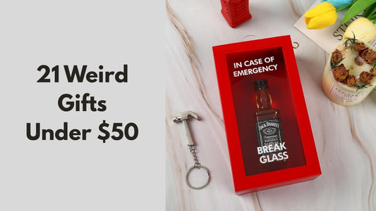 21 Weird Gifts Under $50 featuring a quirky, weird affordable gift idea 