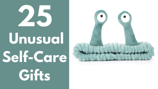 Snail spa-shaped headband featured in a guide to unusual self care gifts