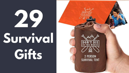 Two person survival tent featured in a guide to unusual survival gifts