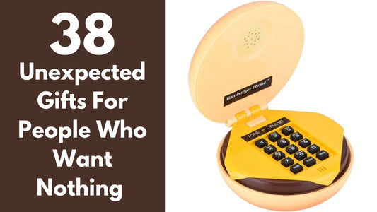 Retro hamburger telephone featured in a guide to unexpected gifts for people who have everything