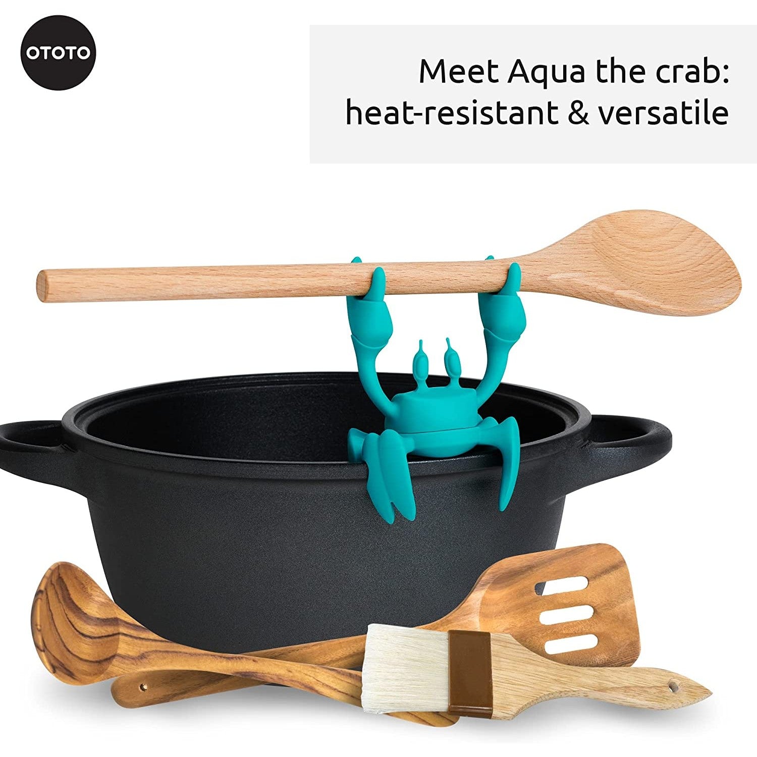 Add convenience and character to your kitchen with Aqua the Crab