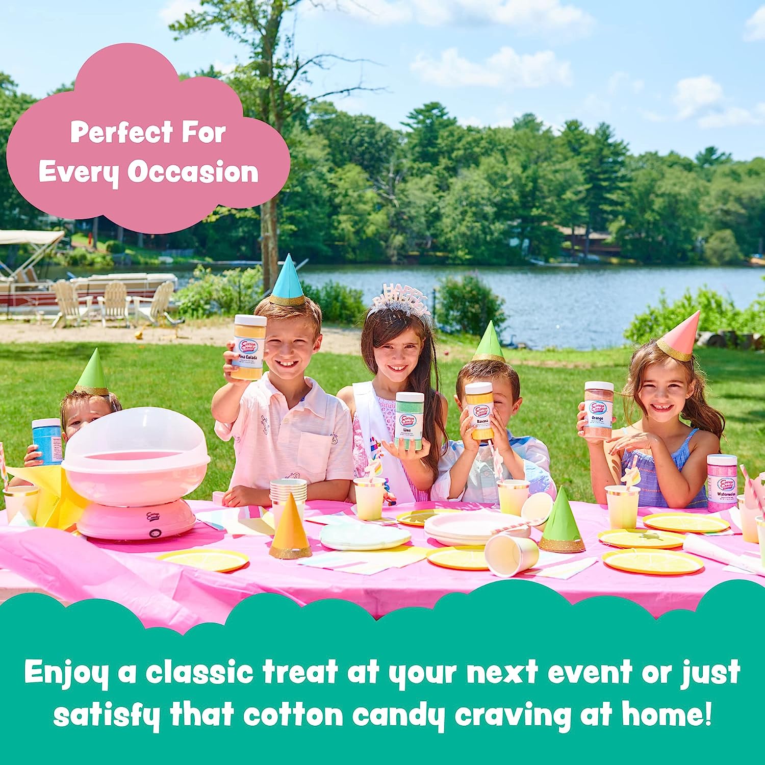 Make your own carnival with this cotton candy floss sugar variety pack Make your own carnival with this cotton candy floss sugar variety pack