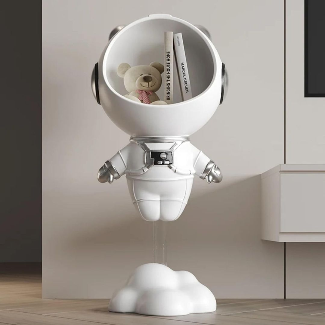 The Astronaut Side Table Ready for a Storage Mission