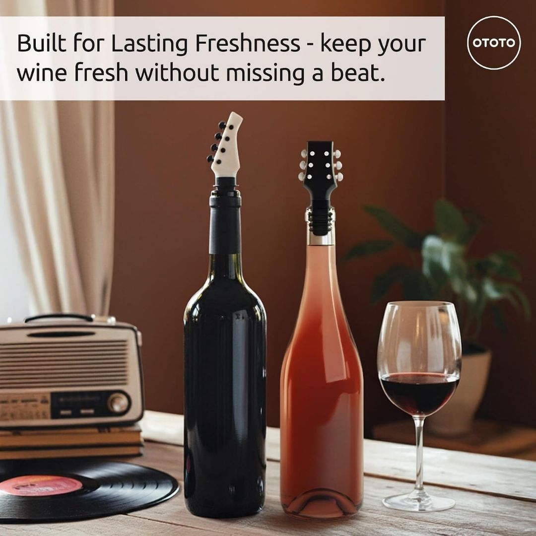 These Guitar Wine Stoppers Are Ready to Cork and Roll