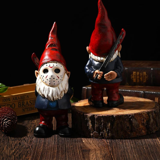 This Horror Garden Gnome Looks Ready To Defend The Lawn At All Costs