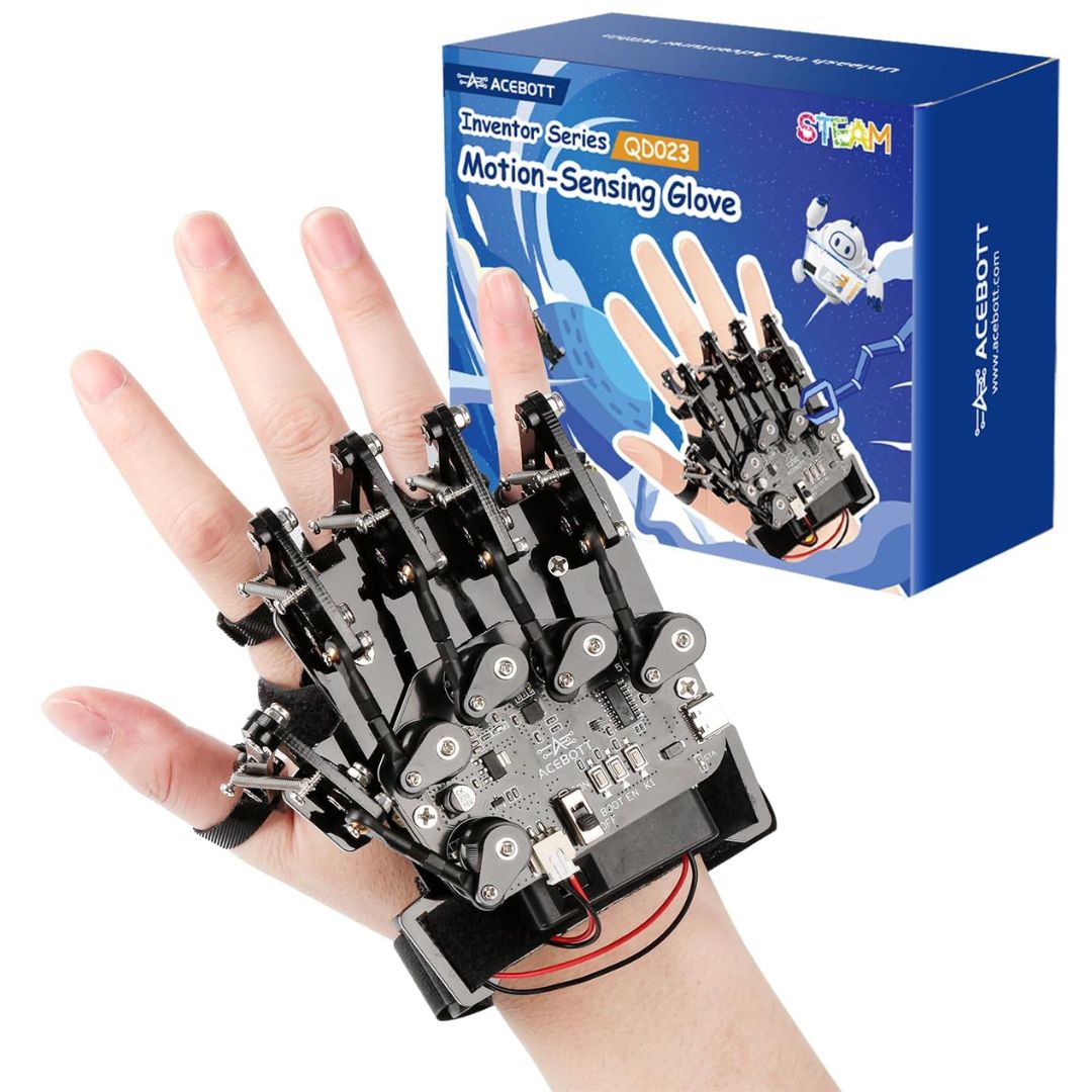 Motion sensing robotic hand STEM building kit