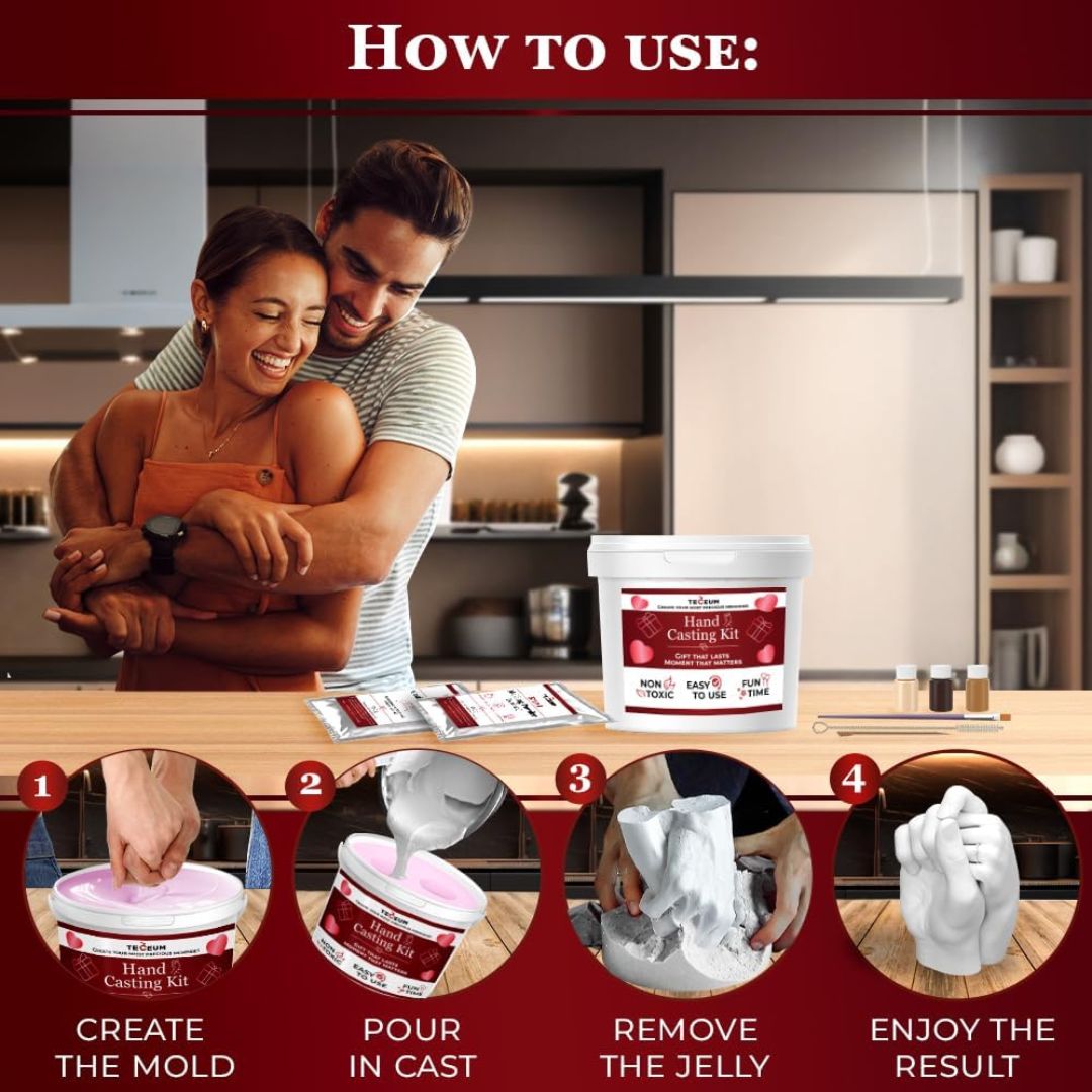 Premium hand casting kit how to use